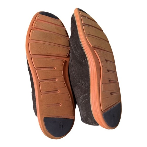 Cole Haan Lunardgrand Mens Wingtips Oxford Size 11.5 Brown Suede Lace Up - Picture 2 of 7